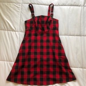 Gorgeous red checkered gingham dress 🌶🍒